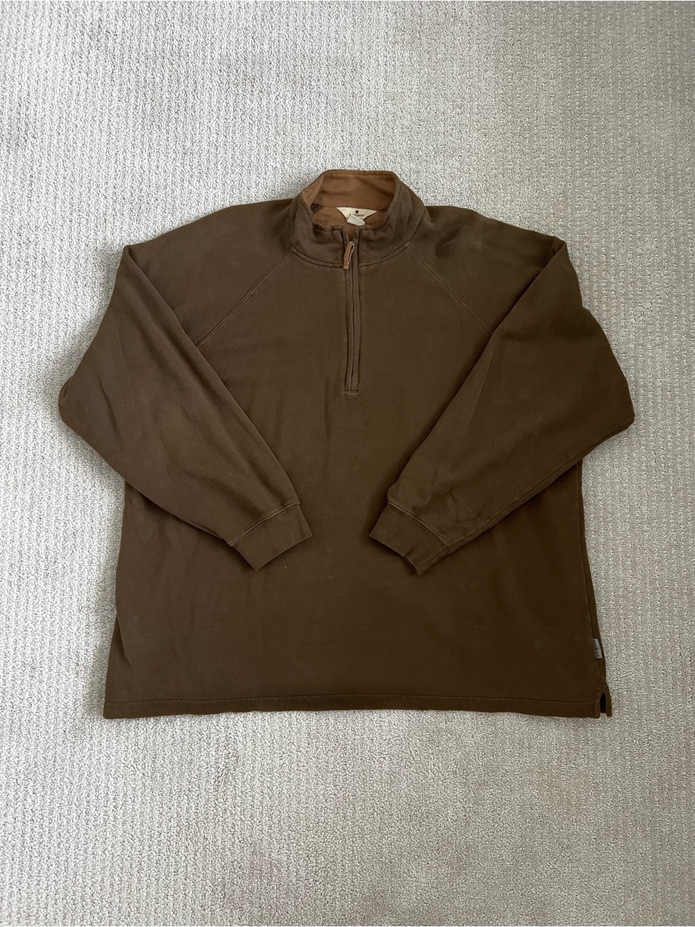 Woolrich Men's Half-Zip Pullover Sweater - Brown